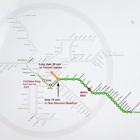Metro Mirti Rome Suite Экстерьер фото